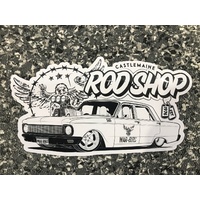 WAR-BIRD XP Falcon Black & White - Sticker