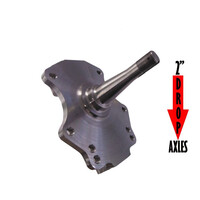 PAIR of Holden Drop Stub Axles/Spindles 2" (50mm) HR, HQ or Wilwood Brakes ONLY